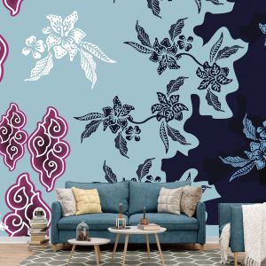 Elegant Batik 4D Mural Wallpaper: Timeless Art for Modern Homes