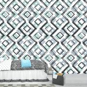 Bohemian Diamond 4D Mural Wallpaper: A Touch of Artistic Flair