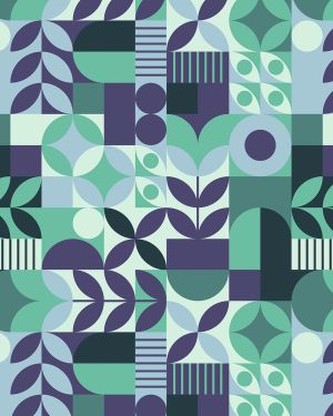 Fancy Geometric Seamless Pattern