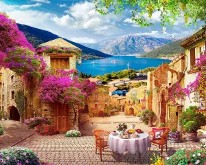 Old Town 4D Mural Wallpaper