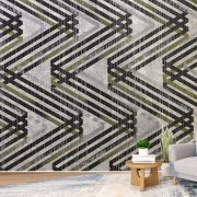 Geometric 4D Mural Wallpaper