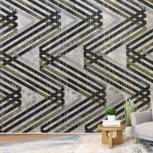 Geometric 4D Mural Wallpaper