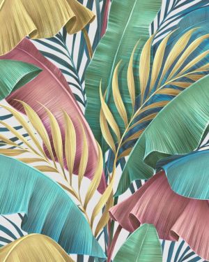 Tropical Paradise 4D Mural Wallpaper: Bring the Exotic Indoors