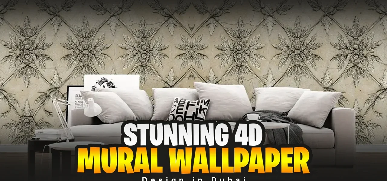 Stunning 4D Mural Wallpaper Design in Dubai