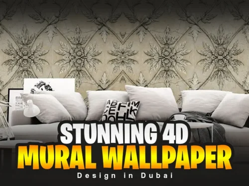 Stunning 4D Mural Wallpaper Design in Dubai