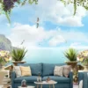 Mediterranean Escape 4D Mural Wallpaper