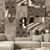 Abstract Reflections 4D Mural Wallpaper