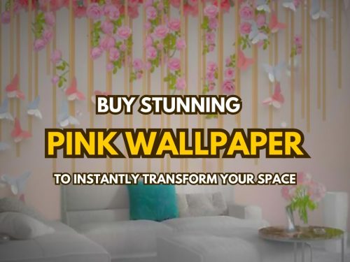 Buy Stunning Pink Wallpaper to Instantly Transform Your Space